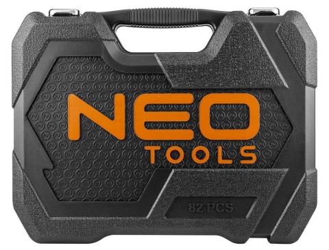 Klucze nasadowe 1/2", 1/4" , zestaw 82 szt. ECO Klucze nasadowe 1/2", 1/4" , zestaw 82 szt. ECO