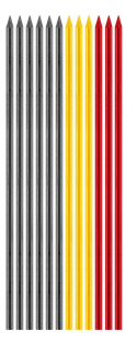 Ołówek, rysik automatyczny z temperówką plus 12 wk