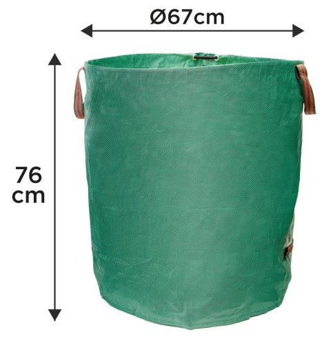Torba ogrodowa 270 L, 150 g/m2; PP; usztywniona kr Torba ogrodowa 270 L, 150 g/m2; PP; usztywniona kr